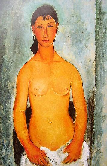 Amedeo Modigliani Stehender Akt oil painting image